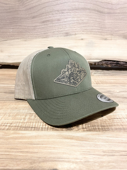 Snapback, Moss/Khaki